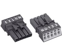 Connecteur dalimentation série (connecteur réseau) WINSTA MINI WAGO 890-205 femelle, droit Nombre total de pôles: 4 + PE 16 A noir 1 pc(s)