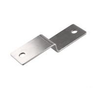 Connecteur d'angle en acier inoxydable en forme de Z 3 x 35 x 60 mm - Équerre épaisse pour armoires - Étanche et antirouille - 4 tailles (20 mm)