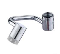 Connecteur de bec d'eau en acier inoxydable avec bras mécanique réglable en hauteur double mode pour éviter les éclaboussures et paramètres de boost pour un bassin fiable (double vitesse)