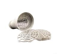 Connecteur de buse plate, 150 mm, adaptateur rond à plat pour climatiseur portable avec moustiquaire amovible en ABS