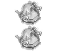 Connecteur de Câble à Pince Nm pour Boîte de Jonction 1/2 Pouce | Alliage de Zinc Moulé sous Pression, Argenté, pour Câblage Électrique et Conduit Métallique