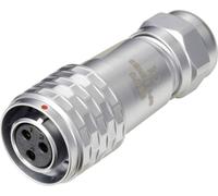 Connecteur de câble circulaire femelle, droit Ø 12 3 pôles 250 V/AC 13 A IP67 Push-Pull Weipu SF1210/S3 I