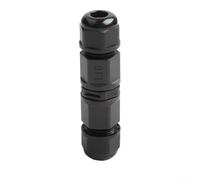 Connecteur de câble IP67 étanche L16 Bornes à vis Boîte de distribution 250 V 15 A en PA66 pour éclairage de jardin, lanternes de route et lampes sous-marines, extensions de réparation 2, 3, 4 broches