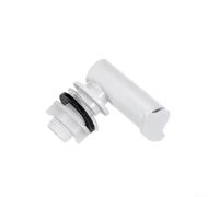 Connecteur de chasse d'urinoir ABS G1/2 Blanc Fit ABS Urinal Flush (C) | Filetage G3/4, résistant, aspect blanc élégant, chasse d'eau efficace, pas besoin d'adaptateur