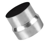 Connecteur de conduit de réducteur de tuyau de poêle de cheminée, adaptateur de revêtement en acier inoxydable,(10cm~9cm)