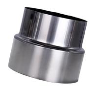 Connecteur de conduit de réducteur de tuyau de poêle de cheminée, adaptateur de revêtement en acier inoxydable(10cm~9cm)