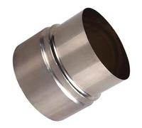 Connecteur de conduit de réducteur de tuyau de poêle de cheminée, adaptateur de revêtement en acier inoxydable(9cm~8cm)