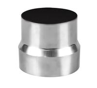 Connecteur de conduit de réducteur de tuyau de poêle en acier inoxydable | Plusieurs tailles de réduction, connectez les tuyaux de poêle et les conduits de cheminée.(10cm~9cm)
