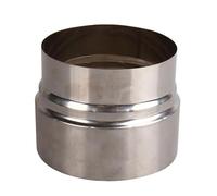 Connecteur de conduit de réducteur de tuyau de poêle en acier inoxydable | Plusieurs tailles for le raccordement du tuyau de cheminée et de l'évent de cheminée(11cm~10cm)