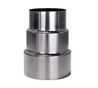Connecteur de conduit de réducteur de tuyau de poêle en acier inoxydable | Plusieurs tailles for le raccordement du tuyau de cheminée et de l'évent de cheminée(9cm~7cm)