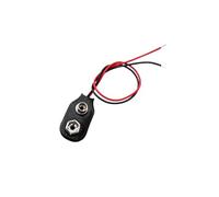 Connecteur de connexion de câble, Clips 9 V, fils noirs et rouges, boucle à coque souple/dure, support à pression 9 volts, plomb 15CM, 5/10 pièces(A,5Pcs)
