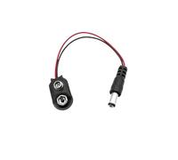 Connecteur de connexion de câble, Clips 9 V, fils noirs et rouges, boucle à coque souple/dure, support à pression 9 volts, plomb 15CM, 5/10 pièces(C,10Pcs)