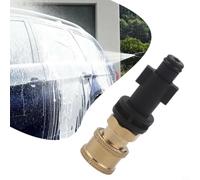 Connecteur de conversion de pot en mousse 6,35 mm à dégagement rapide pour lavage de voiture haute pression Outil adaptateur de tuyau d'arrosage (C)