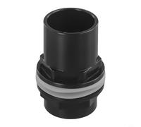 Connecteur de Cuve Fileté PVC avec Joint Inclus(40mm) | Étanchéité parfaite, joint inclus, pour idéal aquarium, pour facile à installer, matériau PVC durable