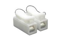 Connecteur de fil de câble 1P 2P, sans soudure rapide, sans vis, bornier, pince à ressort, 20/50 pièces(2Pin,20PCS)