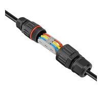 Connecteur de fil format paysage, connecteur de fil pour l'extérieur, boîte de jonction étanche, boîte de raccordement, manchon de câble pour une utilisation domestique, extension rapide de