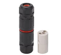 Connecteur de fil IP68 étanche, taille mini, ignifuge, matériau PA66, adaptateur fil à fil à 3 conducteurs pour éclairage extérieur, lampadaire, éclairage de jardin