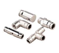 Connecteur De Glissement En Laiton Pour Le Système De Brumisation - Raccord De TEE À Haute Pression, Coupleur De Pulvérisation De Refroidissement | Adaptateur De Ligne De Brume Extérieure Pour L'irrig