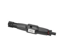 Connecteur de Panneau Solaire 1500 V 30 A Ip67 avec Fusible, Connecteur Photovoltaïque Mâle à Femelle pour Câblage Parallèle/série - Coque Ppo et Conducteur en Cuivre, pour Systèmes