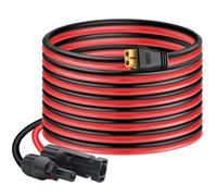 Connecteur de panneau solaire 6m/20FT 3m/10FT 12AWG vers câble XT60 pour générateurs solaires ALLPOWERS Ecoflow River Delta Anker Bluetti 6m 20FT