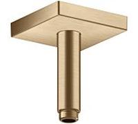 Hansgrohe hansgrohe Raccord plafond 100 mm, bronze brossé, carré Quantité:1