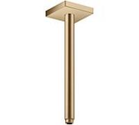 raccord de plafond hansgrohe 26438140 300 mm, bronze brossé, carré