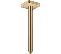 raccord de plafond hansgrohe 26966140 300 mm, bronze brossé, carré