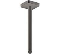 hansgrohe AXOR ShowerSolutions raccordement au plafond, 300mm, 26966340, Couleur: Chrome noir brossé