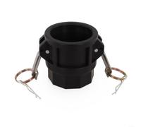 Connecteur de pompe robuste 5,1 cm pour eaux usées | S'adapte à un camlock de 5,1 cm, design à connexion rapide, joint sans fuite, construction en polypropylène
