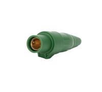 Connecteur de prise courant IP44 monoconducteur 400 A for éclairage scène, boîtier en silicone, verrouillage à came