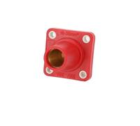 Connecteur de prise courant IP44 monoconducteur 400 A for éclairage scène, boîtier en silicone, verrouillage à came