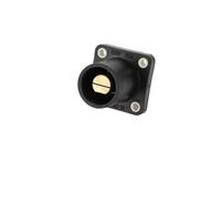 Connecteur de prise courant IP44 monoconducteur 400 A for éclairage scène, boîtier en silicone, verrouillage à came