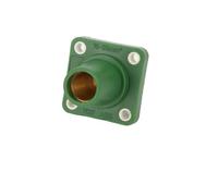 Connecteur de prise courant IP44 monoconducteur 400 A for éclairage scène, boîtier en silicone, verrouillage à came