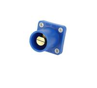 Connecteur de prise courant IP44 monoconducteur 400 A for éclairage scène, boîtier en silicone, verrouillage à came