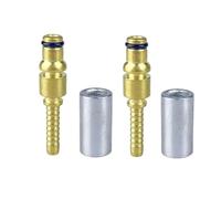 Connecteur de raccord de tuyau de lavage à haute pression, adaptateur de connecteur de réparation de pointe de tuyau for Karcher K, raccord de bouchon de tuyau avec manchon 2 pièces ( Color : 2 pcs E
