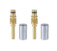Connecteur de raccord de tuyau de lavage à haute pression, adaptateur de connecteur de réparation de pointe de tuyau for Karcher K, raccord de bouchon de tuyau avec manchon 2 pièces ( Color : 2 pcs A