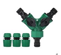Connecteur de Raccord Tuyau D'arrosage, Embout Tuyau Arrosage, Séparateur de Tuyau en Y, Adaptateur Robinet Tuyau Arrosage, Gardena