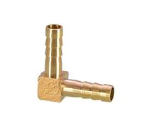 Connecteur de raccord tuyau en laiton, 6mm, 8mm, 10mm, 12mm, 14mm, 16mm, barbelé, coude droit, Y 2 3 4 voies(Elbow,OD 10mm)