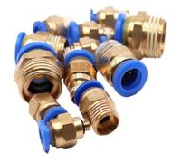 Connecteur de raccords pneumatiques droits, 100 pièces, PC4-M5 PC4-01 PC6-01 PC6-02 PC8-01 PC8-02 PC4-m5 PC10-02(PC4-M5)