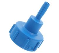 Connecteur de Réservoir D'eau Bleu en Plastique, Raccord de Conversion | Adaptateur pour Tonneau et Cuve, Usage Maison ou Industriel, Étanchéité Fiable, Conversion Simple