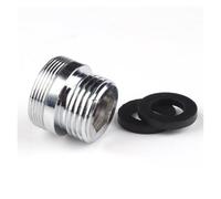 Connecteur de robinet à filetage en acier inoxydable 1/2 "à M24, adaptateur de robinet d'eau de cuisine, raccords filetés for tuyau de douche de salle de bains(Male 1l2 inch to F24)