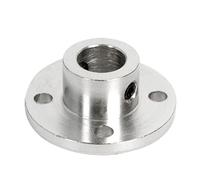 Connecteur de Support de moteur 1 pièce, accouplement à bride rigide for tailles d'arbre de 3 à 12mm, coupleur d'arbre de guidage de moteur à couple élevé(6.35mm)