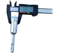 Connecteur de tige de perceuse à ressort en fer, adaptateur de tige carrée et ronde de 16 mm/22 mm pour marteau électrique, triple bride antidérapante pour nettoyage de tuyaux de plomberie robuste (E)