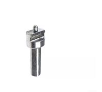 Connecteur de tige de vidange antidérapant à trois brides 16 mm 22 mm foret | Convient aux tuyaux de 16 mm et 22 mm, option tige carrée, construction en fer robuste, triple bride antidérapante