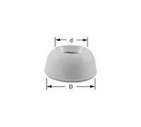 Connecteur de toilette ASW Stedo 170123 Ø 48 mm, tube 44-45 mm, blanc