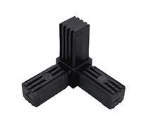 CONNECTEUR DE TUBE CARRE ANGLE DROIT RACCORD PLASTIQUE PROFILE EMBOUT 20 25 30 MM COIN (30x2)