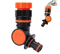 Connecteur de tuyau d'arrosage - Adaptateur de tuyau d'arrosage rotatif à 360 degrés, raccords pivotants flexibles, coupleur universel robuste, système de connexion d'eau facile à installer pour