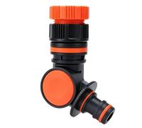 Connecteur de tuyau d'arrosage - Coupleur étanche rotatif à 360 degrés 11,2 x 6,3 cm, raccord de robinet de robinet, adaptateur extérieur | Arroseur extérieur pour évier de camping-car