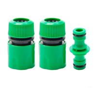 Connecteur de tuyau d'arrosage de 5,1 cm, adaptateur de tuyau d'eau de 12 mm, raccord en plastique ABS, pulvérisateur à connexion rapide pour arrosage extérieur, accessoires de jonction de fuite verte