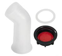 Connecteur de tuyau d'arrosage pour réservoir d'eau de 60 mm - Bec de sortie de valve IBC avec anneau d'étanchéité pour un stockage efficace de l'eau de pluie (noir)